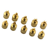 Maxbell 10x10 Pieces Motorcyle Car Slotted Head Valve Stem Caps for Core Remover Tools