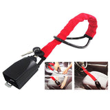 Maxbell 5X Universal Car Vehicle Anti-theft Steel Locking Steering Wheel Lock Strap