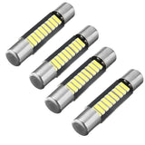 Maxbell 2x4 Pieces 29mm Festoon Crew Cut 4014 9SMD Cold White Dome Interior Light Bulb