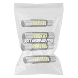 Maxbell 2x4 Pieces 29mm Festoon Crew Cut 4014 9SMD Cold White Dome Interior Light Bulb