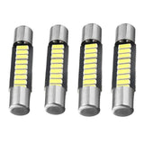 Maxbell 2x4 Pieces 29mm Festoon Crew Cut 4014 9SMD Cold White Dome Interior Light Bulb