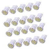 Maxbell 7x20 Pieces T10-1206-8SMD White LED Instrument Dash Panel Gauge Light Lamps
