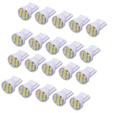 Maxbell 5x20 Pieces T10-1206-8SMD White LED Instrument Dash Panel Gauge Light Lamps