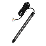 Maxbell 2xMotorcycle Flexible Integrated 48-LED Brake Tail Turn Signal Light Strip