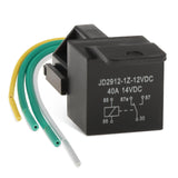 Maxbell 6xCar Automotive Truck 4 Pin 12V 40 Amp SPDT NC Relay and Harness Socket