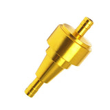 Maxbell 2xUniversal Aluminum Motorcycle Dirt Bike Inline Fuel Oil Filter 6mm Gold