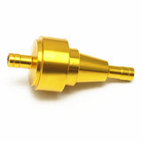 Maxbell 2xUniversal Aluminum Motorcycle Dirt Bike Inline Fuel Oil Filter 6mm Gold