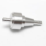 Maxbell 4xUniversal Aluminum Motorcycle Dirt Bike Inline Fuel Oil Filter 6mm Silver