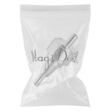 Maxbell 4xUniversal Aluminum Motorcycle Dirt Bike Inline Fuel Oil Filter 6mm Silver