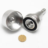 Maxbell 4xUniversal Aluminum Motorcycle Dirt Bike Inline Fuel Oil Filter 6mm Silver