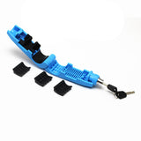Maxbell Maxbell Blue Motorcycle Handlebar Brake Lever Accelerator Lock Anti Theft Security
