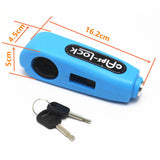 Maxbell Maxbell Blue Motorcycle Handlebar Brake Lever Accelerator Lock Anti Theft Security