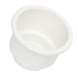 Maxbell 15xBoat Plastic White Recessed Cup Drink Holder for Marine Yacht Truck RV