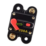 Maxbell 5xWaterproof 200 A Manual Reset Circuit Breaker Switch 12V Car SUV Marine Boat