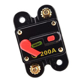 Maxbell 5xWaterproof 200 A Manual Reset Circuit Breaker Switch 12V Car SUV Marine Boat