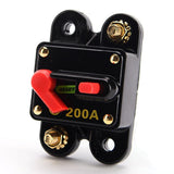 Maxbell 5xWaterproof 200 A Manual Reset Circuit Breaker Switch 12V Car SUV Marine Boat