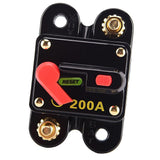 Maxbell 5xWaterproof 200 A Manual Reset Circuit Breaker Switch 12V Car SUV Marine Boat