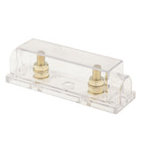 Maxbell 3xWaterproof Car Audio Stereo 0 2 4 Gauge Inline ANL Fuse Holder Clear Box