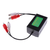 Maxbell 4x 2 RCA to 2 RCA Ground Loop Isolator Noise Audio Filter for Car Home Stereo
