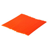Maxbell 72Pcs Universal Motocross Wheel Rim Spoke Wraps Skins Cover Orange & White