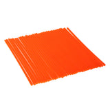 Maxbell 72Pcs Universal Motocross Wheel Rim Spoke Wraps Skins Cover Orange & White