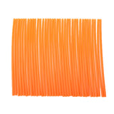Maxbell 72Pcs Universal Motocross Wheel Rim Spoke Wraps Skins Cover Orange & White