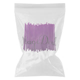 Maxbell 2x36 Pieces Universal Motocross Wheel Rim Spoke Wraps Skins Cover Purple