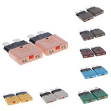 Maxbell 2x2 Piece Automatic 28V Marine Resettable Fuse Auto Circuit Breaker Blade 5A