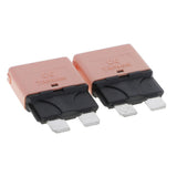 Maxbell 2x2 Piece Automatic 28V Marine Resettable Fuse Auto Circuit Breaker Blade 5A