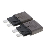 Maxbell 5x2 Piece Automatic 28V Marine Resettable Fuse Auto Circuit Breaker Blade 7.5A