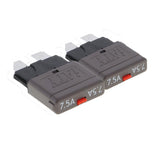 Maxbell 3x2 Piece Automatic 28V Marine Resettable Fuse Auto Circuit Breaker Blade 7.5A