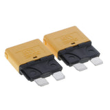 Maxbell 3x2 Piece Automatic 28V Marine Resettable Fuse Auto Circuit Breaker Blade 20A