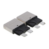 Maxbell 2x2 Piece Automatic 28V Marine Resettable Fuse Auto Circuit Breaker Blade 25A