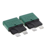Maxbell 3x2 Piece Automatic 28V Marine Resettable Fuse Auto Circuit Breaker Blade 30A