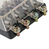 Maxbell 3xUniversal Car Auto Vehicle Boat Truck Audio 12V 6Way Fuse Box Holder Circuit 4-WAY