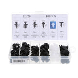 Maxbell 100 Piece Clip Automotive Push Pin Retainer Assortment Kit for Toyota Ford Cars