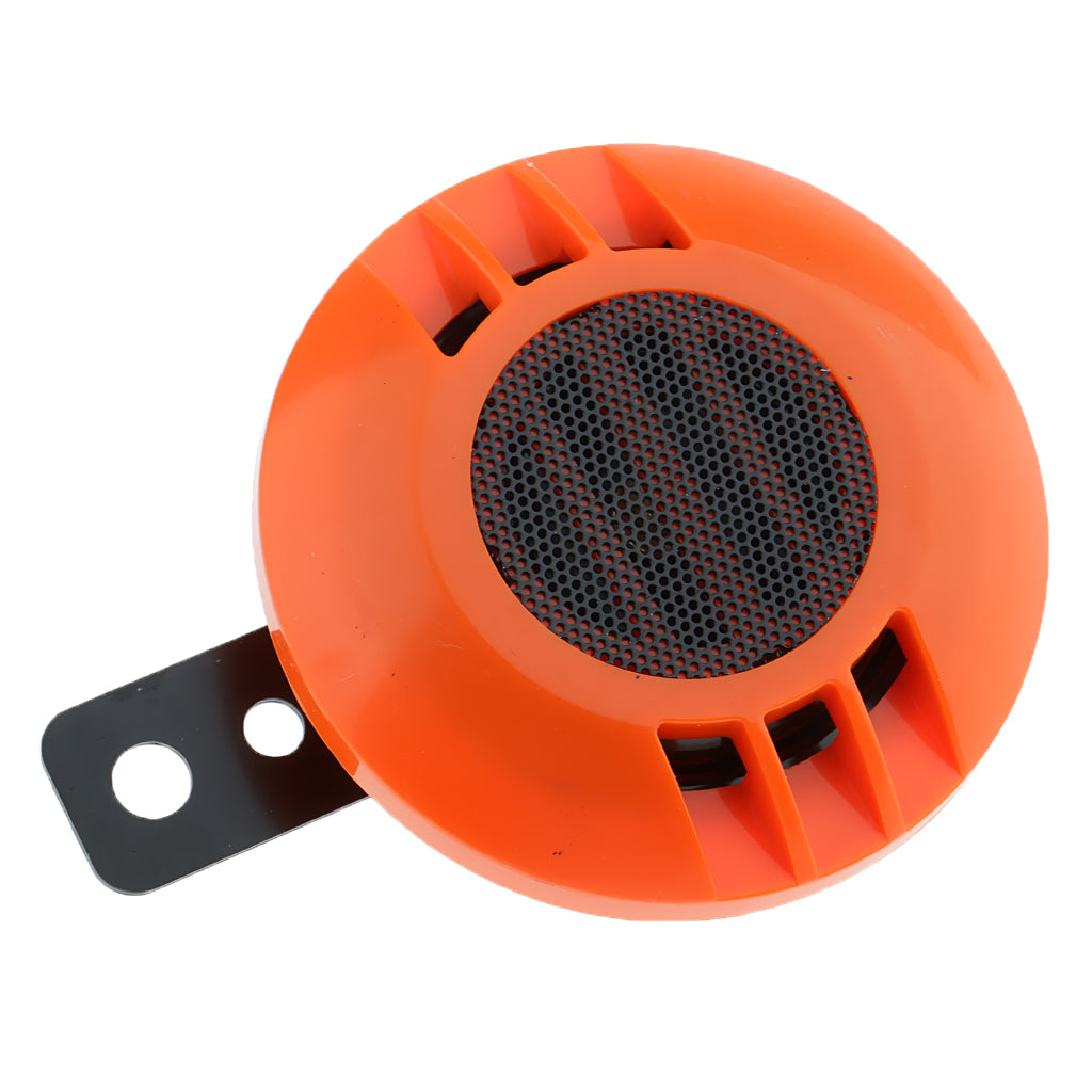 Maxbell Maxbell Motorcycle Car 12V Loud 110dB 430HZ Electric Single Tone Snail Horn - Orange