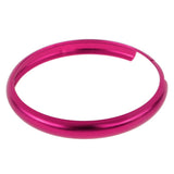 Maxbell 3x45cm Aluminum Smart Key Fob Protective Ring Cover For BMW  Pink
