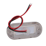 Maxbell 6x12V Marine/Boat/RV LED Oblong Oval Surface Mount Courtesy Accent Light White