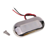 Maxbell 6x12V Marine/Boat/RV LED Oblong Oval Surface Mount Courtesy Accent Light White