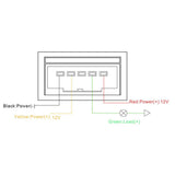 Maxbell 5xPush Switch White LED Fog Light Symbol For        2008-up