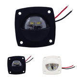 Maxbell 2xBoat Marine Caravan RV Auto Interior 12 Volt LED Courtesy Floor Light Black