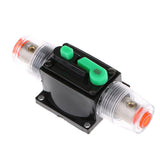 Maxbell 2x40A Car Audio Inline Circuit Breaker Fuse Holder Manual Reset Switch