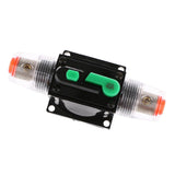 Maxbell 2x40A Car Audio Inline Circuit Breaker Fuse Holder Manual Reset Switch
