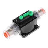 Maxbell 2x40A Car Audio Inline Circuit Breaker Fuse Holder Manual Reset Switch