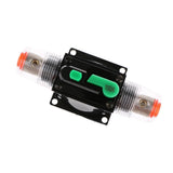 Maxbell 2 Pieces 100A Car Audio Circuit Breaker Fuse Holder Manual Reset Switch - Aladdin Shoppers