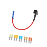 Maxbell 4x5 Pieces 5A 7.5A 10A 15A 20A Fuse with Add-A-Circuit Fuse TAP Block Holder