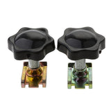 Maxbell 2xBlack Hard Saddlebag Locks Mounting Security Theft Deterrent For Motorcycle