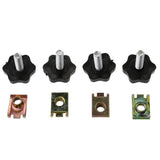 Maxbell 2xBlack Hard Saddlebag Locks Mounting Security Theft Deterrent For Motorcycle