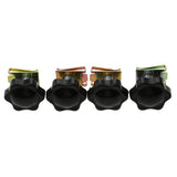 Maxbell 2xBlack Hard Saddlebag Locks Mounting Security Theft Deterrent For Motorcycle